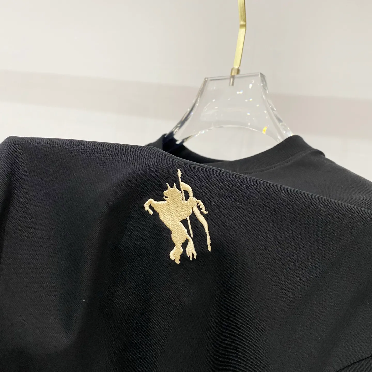 BURBERRY/ - 260 T LOGO Quality 100 ％ Versatile Size:XS-L :Black.White.Khaki